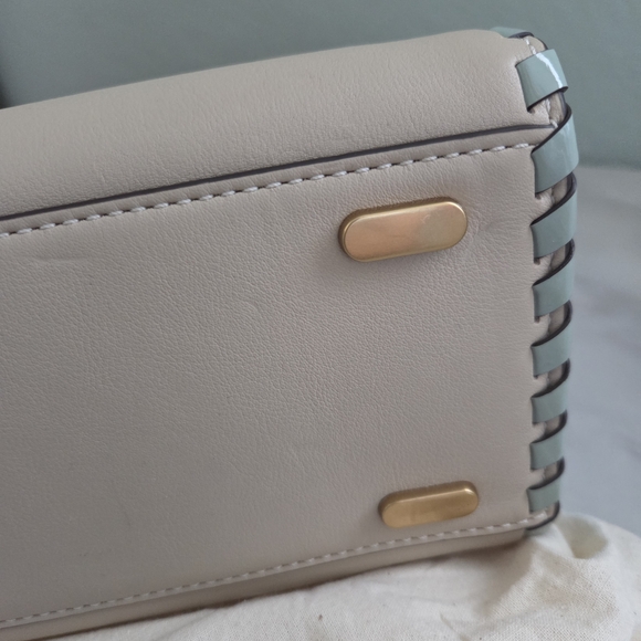 Tory Burch Multicolor Leather and Suede Lee Radziwill Whipstitch Shoulder Bag - Picture 3 of 16